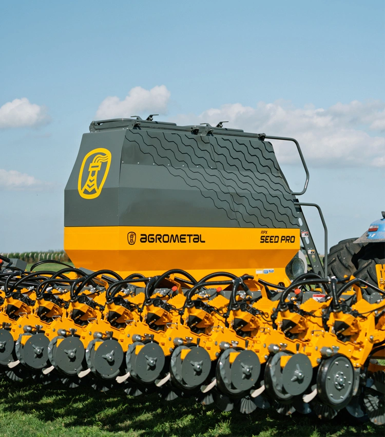 Agrometal - Sembradora Air planter de precisión para granos gruesos